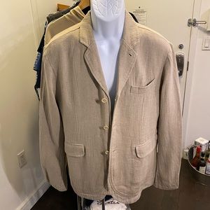Khaki Knit Blazer